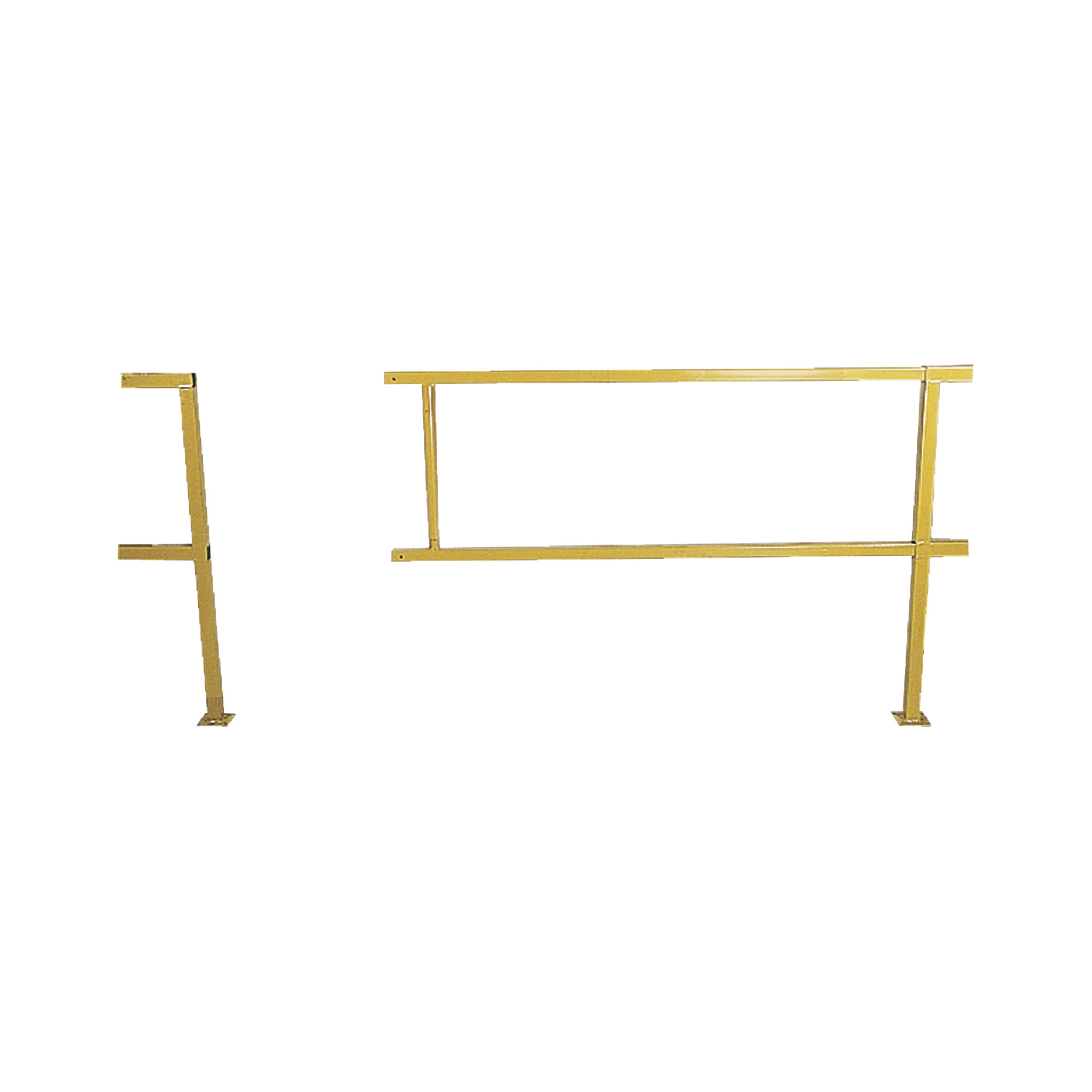 Vestil Steel Square Safety Handrail Sliding Gate - 60in.L, Model# S-GATE-60